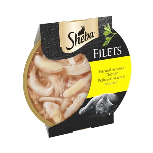 Sheba Fillets Cat Food Tray with Chicken in Gravy 60g