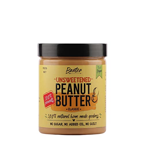 Image of Banter Homemade Goodness With Classic Peanut Butter - 100% Natural, Unsweetened, No Added Oil Or Sugar, Perfect For Peanut Lovers! - 450 Gram