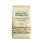 Minton & Donello 500g Yogurt Coated Raisins, Suitable for Vegetarians