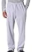 Jerzees Dri-Power Poly Pocketed Open-Bottom Sweatpants, Medium - Ash