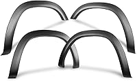 Vista 4 de FREEMOTOR802 Compatible con guardabarros Dodge Ram 1500 2019-2023, protector de cubierta de rueda de camión de polipropileno negro texturizado