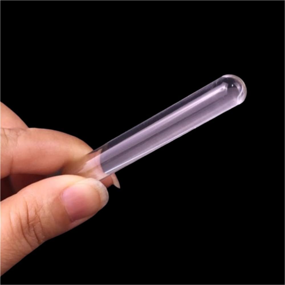 Aste di drenaggio in vetro a testa tonda da 10 pezzi 7/8/10mm Dia Lab, barra di agitazione in vetro, agitatore agitatore adatto for bicchieri da laboratorio(10x400mm)