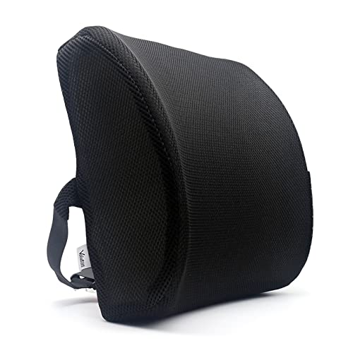 Valuetom Premium Lumbar Support Pillow - Cojín de Espuma de Memoria para la Parte Inferior de la Espalda para la Silla de su Hogar Silla de Oficina y Asiento para el Automóvil