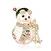 Produktbild MYA Weihnachten Neujahr Schneemann Brosche Corsage Geschenke Bankett Weihnachten Dekoration Badge