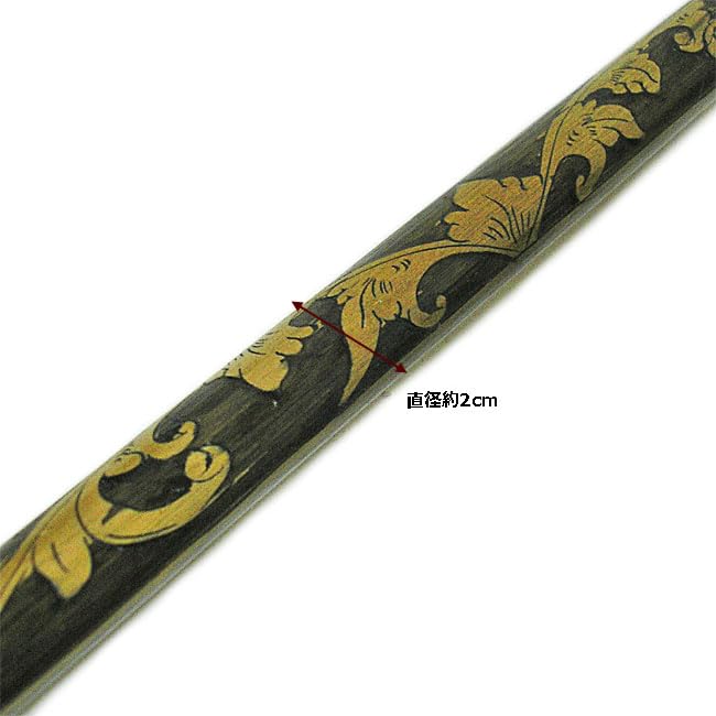 Amazon.co.jp: イカット タペストリー バンブーハンガー 90cm 木彫り