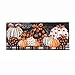 Evergreen Flag Elegantly Patterned Pumpkins Interchangeable Outdoor and Indoor-Safe Durable Sassafras Switch Mat, 22 x 10 inches