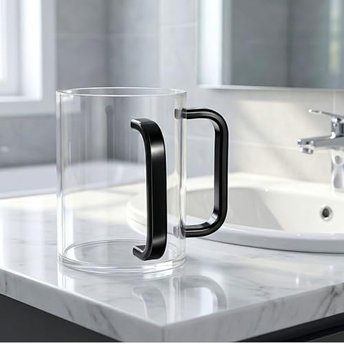 Set de 2 Vasos para Lavado de Manos Acrílico Transparente 5" miniatura 6