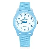 PINDOWS Watches for Women, Minimalist Analog Casual Waterproof Ladies Watch Soft Breathable Silicone Band, Easy to Read Petite Small Size Analog Nurse Watch for Women, Student, Nurses, Teachers.