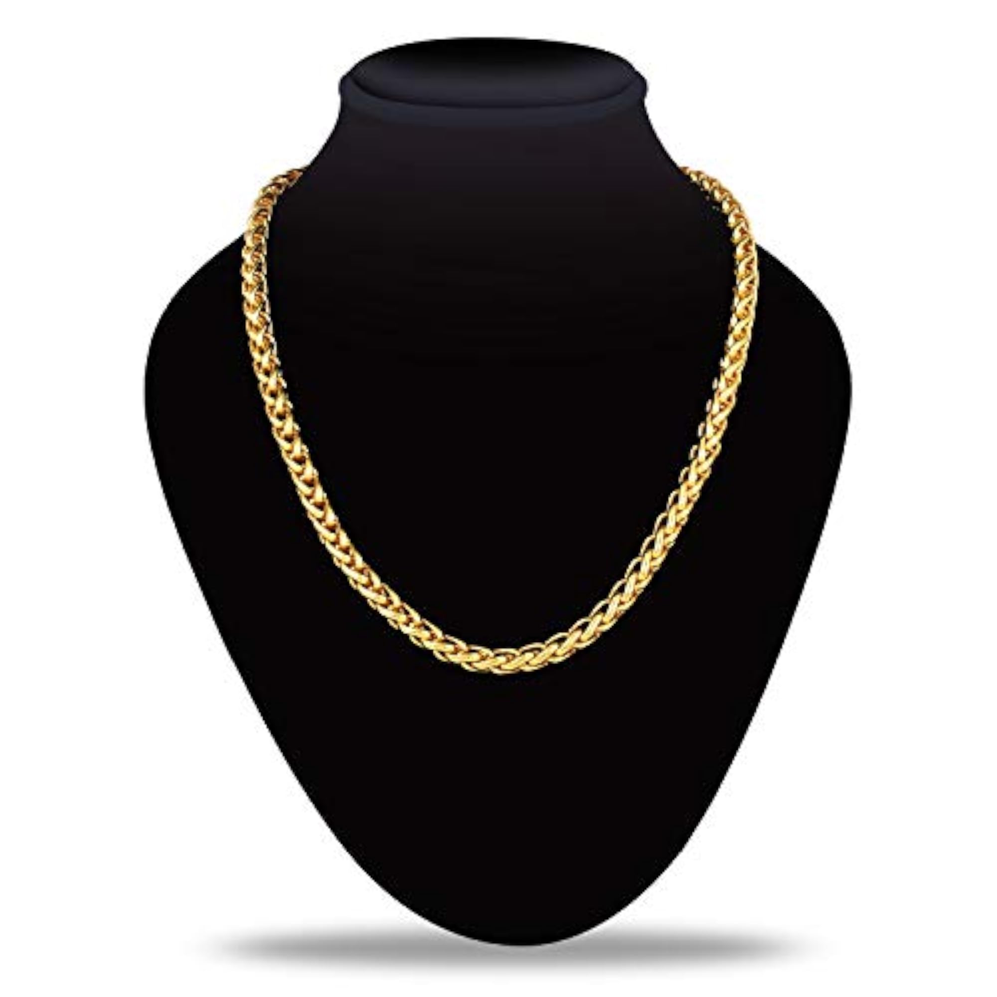Exclusive Gold Plated Stylish Golden Chain Necklace for Men