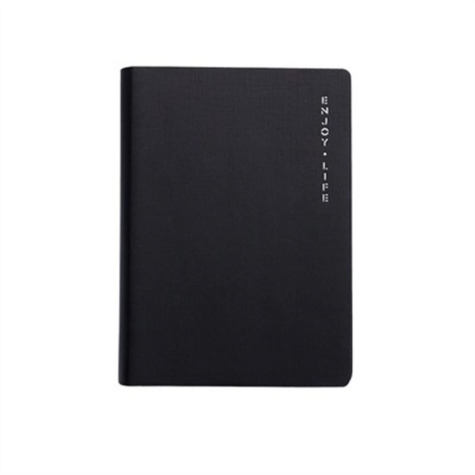 quaderno, Affari aziendali di alta qualità riunione in pelle superficie ispessimento ufficio moda semplicità pianificatore agenda diario,s(Black)
