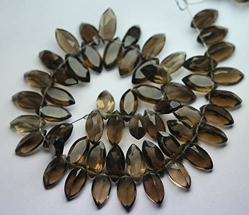 Smoky quartz de qualité gemme LKBEADS briolettes marquise 12mm pour bijoux de luxe