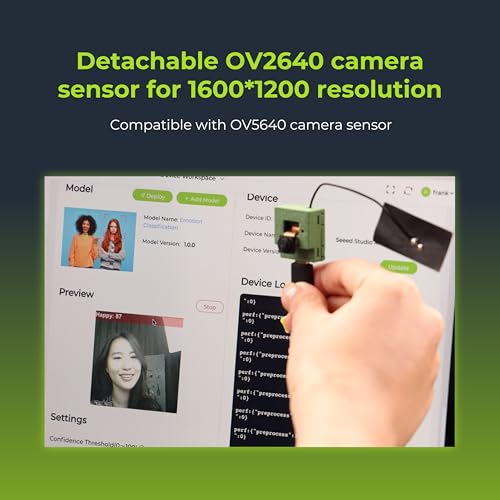 Image of Seeed Studio XIAO ESP32 S3 Sense - 2.4GHz Wi-Fi, BLE 5.0, OV2640 Camera Sensor, Digital Microphone, 8MB PSRAM, 8MB Flash, Battery Charge Supported, Rich Interface, IoT, Embedded ML