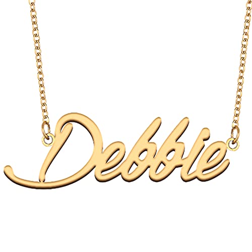 Personalized Name Necklace for Women 18k Gold Plated Stainless Steel Birthday Wedding Christmas Jewelry Gift