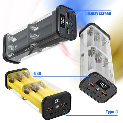 Powerbank portátil ordinarYone sin soldadura para 12 baterías 18650 miniatura 5