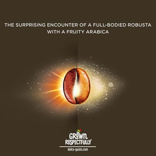 Image of Nescafe Dolce Gusto Espresso Intenso Coffee Capsules, Intensity 7, Full-Bodied & Spicy, 16 Capsules, Make Your Everyday Special, (Product Of UK) From DECADENT