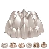 PARA AFICIONADOS Y PROFESIONALES: Estos moldes para bizcocho son aptos para cualquier nivel de experiencia culinaria, logrando que los principiantes puedan realizar postres espectaculares y que los mas experimentados tengan un aspecto diferenciador sobre la competencia.