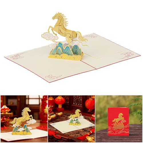 Carte de vœux pop-up 3D artisanale symbole du succès pour fêtes - 2