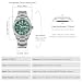 Imagen de watchdives WD0003D Reloj de cuarzo VH31 de segundero continuo para hombre con diseño original y piedra natural