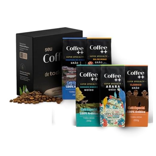 Kit 5 Pacotes Café Especial Em Grãos Coffee Mais - 5 x 250g