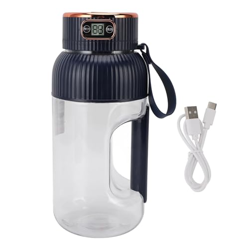 Cocoarm Vaso Exprimidor Portátil con Capacidad de 1200 Ml, Potencia de 150 W, Ideal para Viajar y el Gimnasio, Fácil de Limpiar y Seguro de Usar (BLUE)