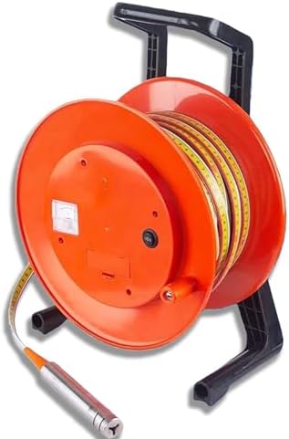 Water Level Meter - Professional Groundwater Gauge, Stainless Steel Probe, 10-300m Range (984ft), Ideal for Well Water Measurement & Field Use, Accurate Depth Detection