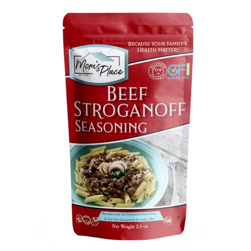 Mom’s Place Gluten-Free Beef Stroganoff Seasoning Mix - Vegan & K...