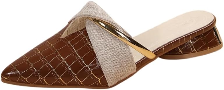 Women's stylish pointed-toe large size sandals - elegant for outdoor use and for commuting.