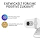 Logitech Brio 100 Full HD-Webcam für Meetings und Streaming, Auto-Lichtausgleich, integriertes Mikrofon, Abdeckblende, USB-A, für Microsoft Teams, Google Meet, Zoom und mehr - Weiß