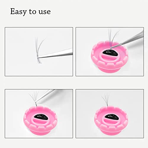 Éventails volume cils pour éviter la colle qui sèche avec support de rangement - 7