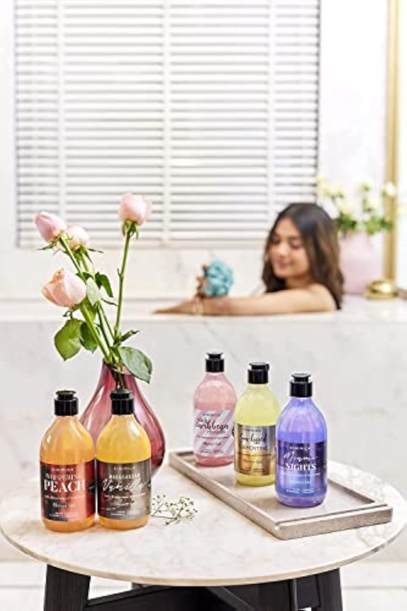 Kimirica Whispering Peach Shower Gel & Body Lotion Duo, 300ml