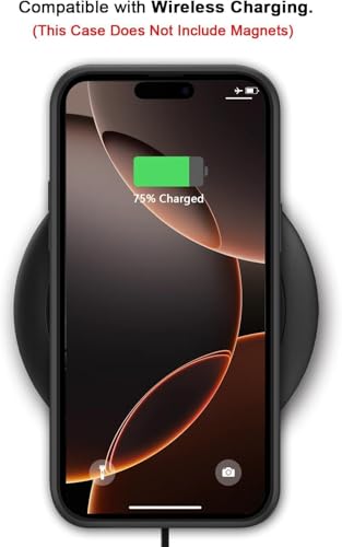 Image of MOBILOVE PU Leather Flexible Soft Logo View Back Case Cover Comes with Camera & Screen Protection for | iPhone 16 Pro Max (Black)
