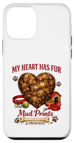 My Heart Has Fur Mud Print & Memories �����Ȍ��̈��̃A�C�f�A �X�}�z�P�[�X iPhone 12 mini �p
