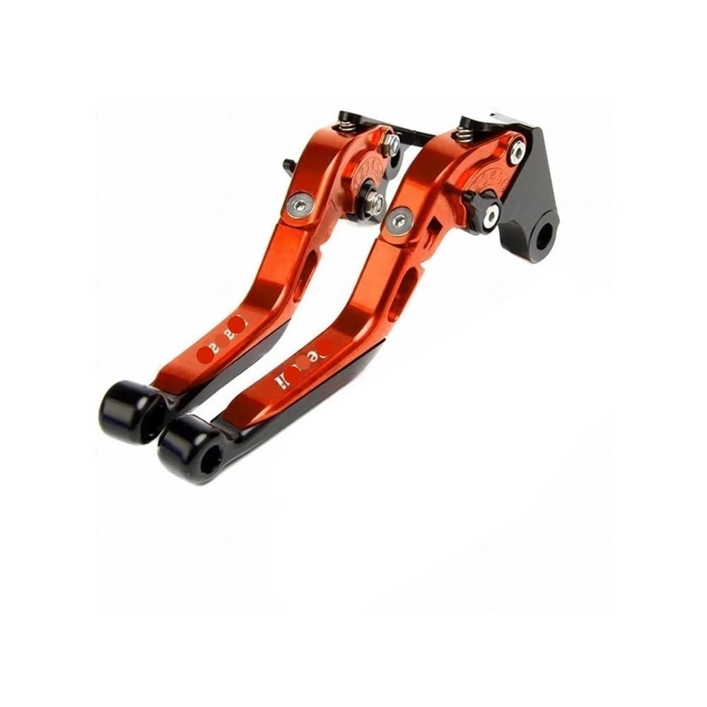 Zdgxfhsrh Orange Motorcycle Brake Clutch Levers For Be&Nelli Bn 125 150 Tnt 150I Cnc Motorcycle Accessories Adjustable Brake Clutch Levers Handle(Orange)