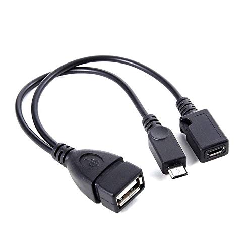 Adaptador LAN Ethernet con 3 puertos USB con alimentación USB OTG incluida para dispositivos de transmisión de TV, FIRESTICKS, 2ª generación, 3ª generación 4K, expande almacenamiento y más