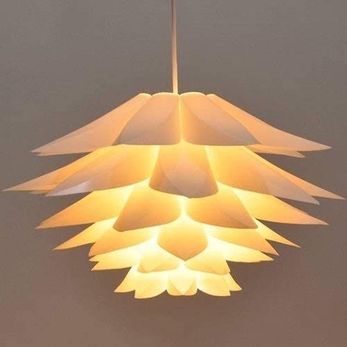 Plafonnier suspension lotus E27 lustre réglable pour haut plafond - 4