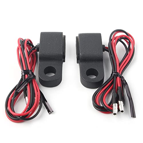 Cnfang4 LED Turn Signals, Blinkers Black Indicators Lamp Universal For Motorcycle with 12V Battery