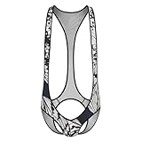 peiyeety Sexy Herren-Mesh-Body mit Schmetterlingsflügeln, durchsichtiger Unterwäsche, Nachtwäsche