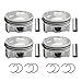Hoypeyfiy Engine Piston and Pins and Rings Kit Replacement for Hyundai Elantra 2.0L 2014-2018, Replacement for Tucson 2.0L 2014-2018, Replacement for Kia Forte 2.0L 2014-2018
