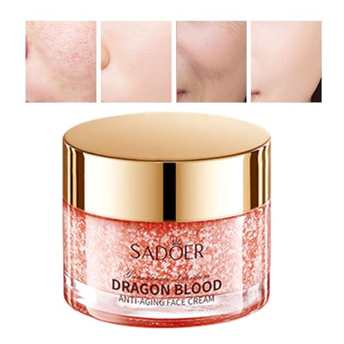 Hidratante de sangre de dragones, Crema hidratante facial Age Cream, Crema facial hidratante de día y noche, humectante para el cuidado de la piel facial para una piel suave y radiante Nogiveupp
