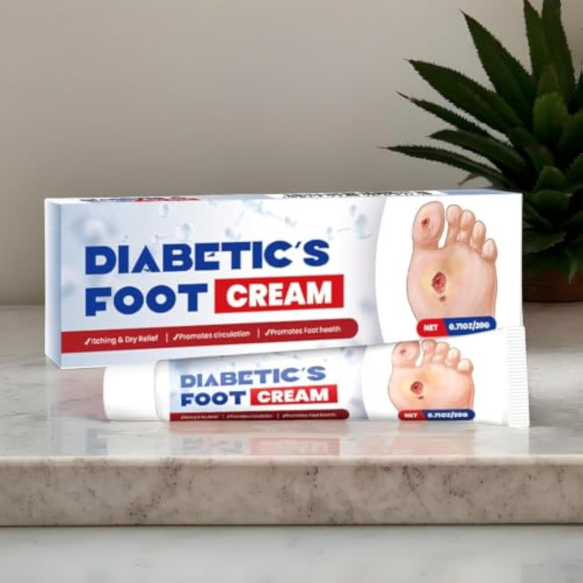 Intensive Moisturizing Diabetic Foot Cream for Sensitive Feet