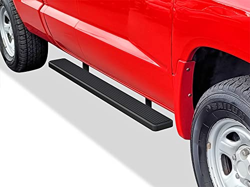 Estribos negros de acero inoxidable 6in APS para Dodge Dakota miniatura 4