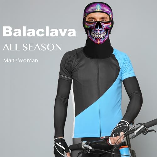 Image of Obacle Balaclava Face Mask Men Women for Sun Protection Motorcycle Fishing Raves