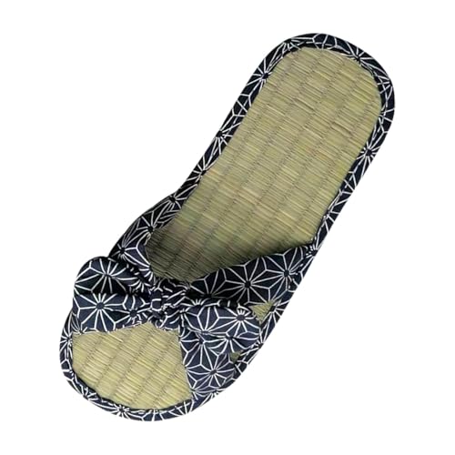 Slides Flip-flops Lightweight Comfortable EVA Moisture Absorbent Breathable Uneven Knots Practical Open Toe Sandals for Yard, 25.3cm