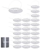 hommova 24 PCS No-Drill Furniture Anchors, Child Safety Wall Anchors Kit to Secure Dressers, Bookshelves from Tipping, Self-Adhesive Fixing for Baby & Pet Proofing