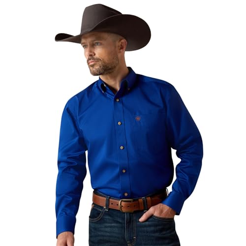 Image of Ariat Men's Solid Twill Classic Fit Shirt