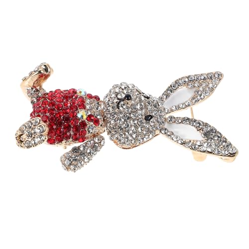 Broche lapin étincelante pour accessoiriser vos sacs et écharpes de saison