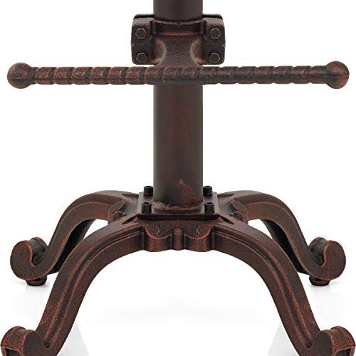 Bokkolik ST7M Industrial Bar Stools-Swivel Tractor Seat-Bar Height Adjustable 23-31Inch-Kitchen Island Dining Chair thumb #5