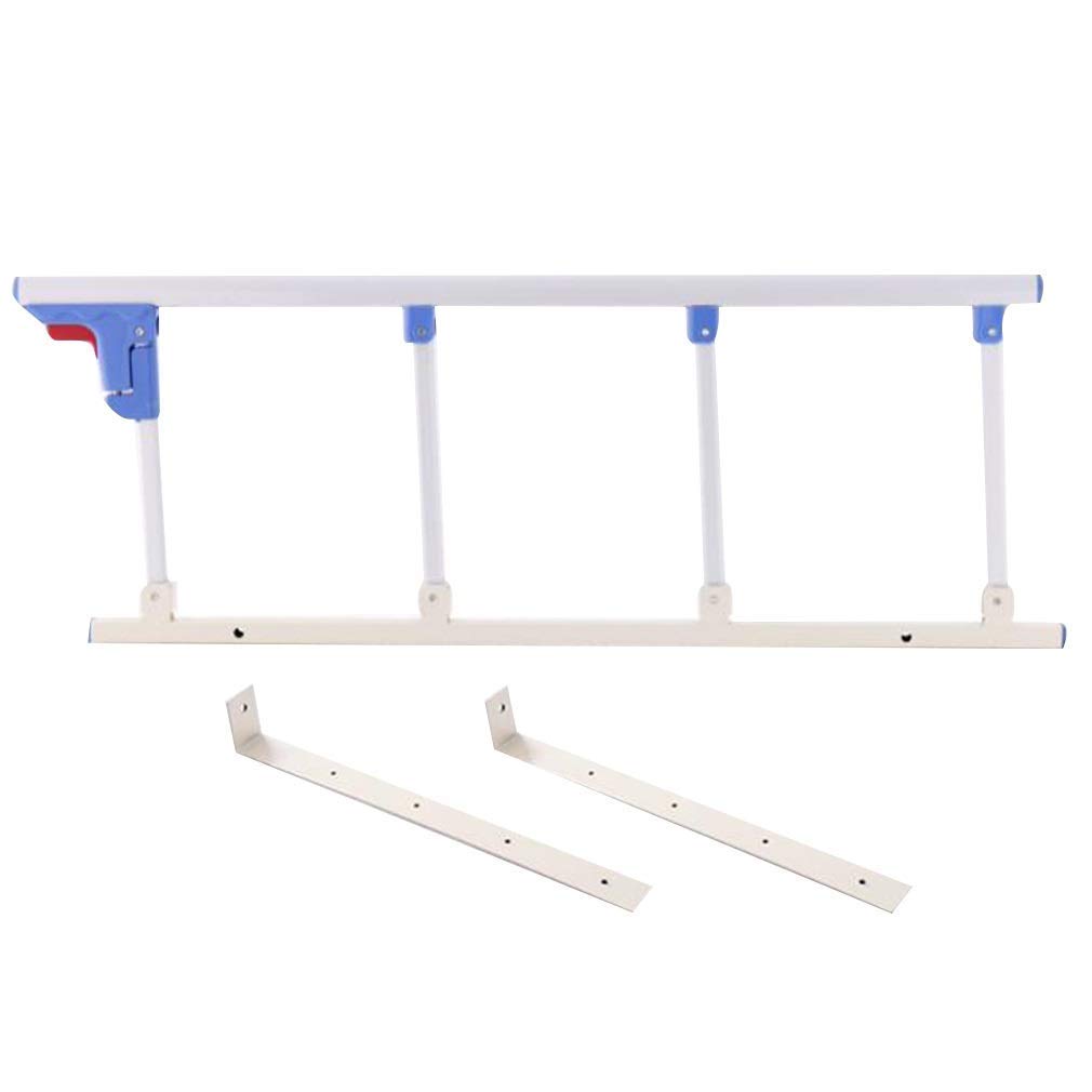 Barandilla de Cama Plegable para Ancianos y Adultos Mayores, niños, protección de Seguridad, Barra Protectora para Hospital, Color Blanco (Longitud: 94 CM)