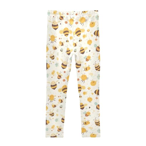 Linear Bee Liquid Kids Baby Girls Legging Comfortable High Waisted Pants Sports2