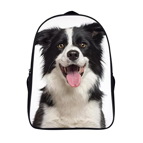 Sac à dos d'école soulageant le dos avec motif chien 3D